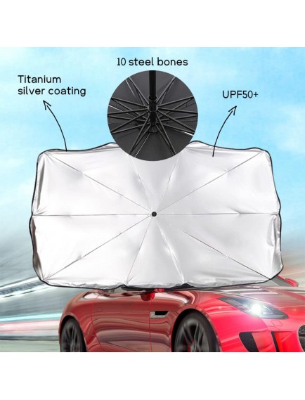 Araç İçi Ön Cam Şemsiye Güneşlik