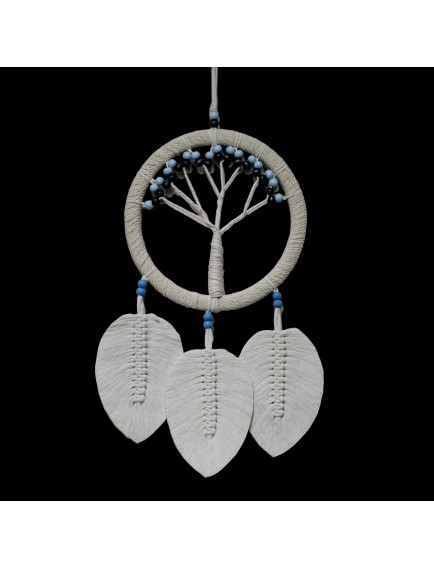 Rüya Kovan Hayat Ağacı Dream Catcher Ekru