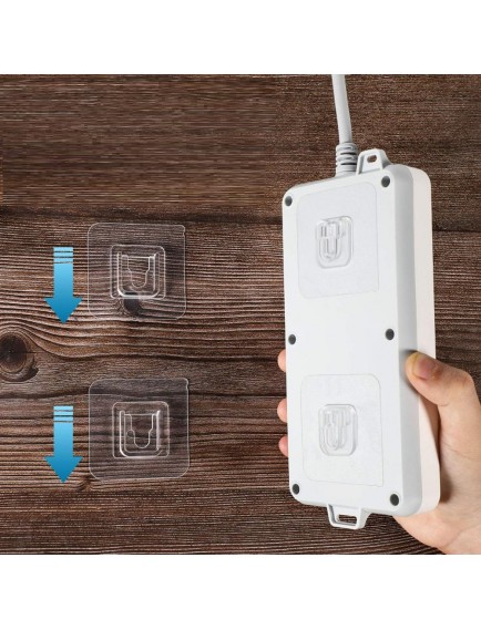 Geçmeli Klips Eşya Sabitleme Askısı 6lı Set