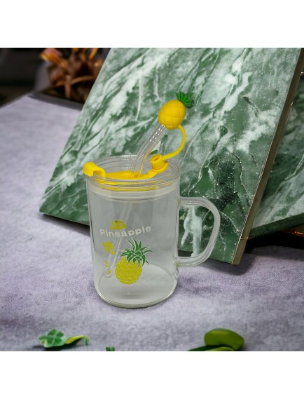 Ananas Tasarımlı Kupa Bardak