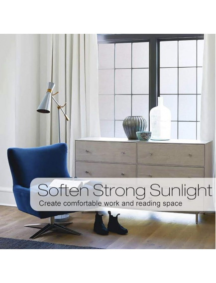 UV Engelleyici Buzlu Cam Filmi 2 Metre x 45 Cm.