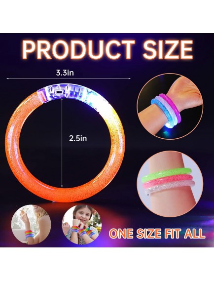 LED Işıklı Pilli Parti Bilekliği