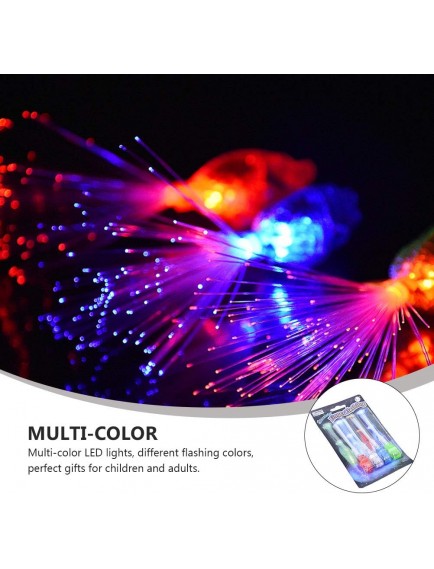 4'lü LED Işıklı Renkli Püskül