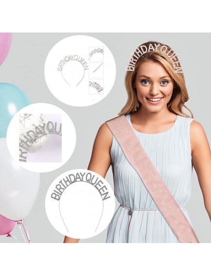 Birthday Queen Yazılı Kraliçe Taç