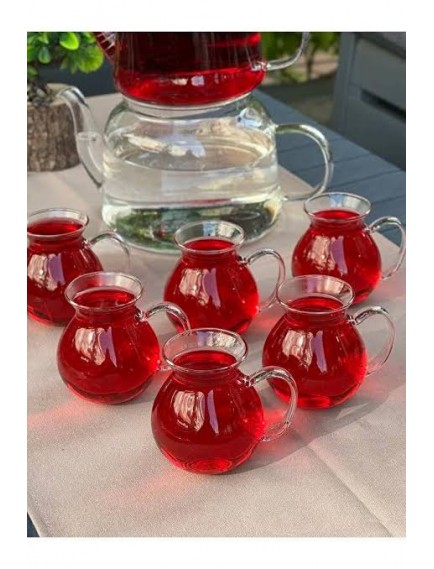 Borosilikat Cam Bardak 6 Adet