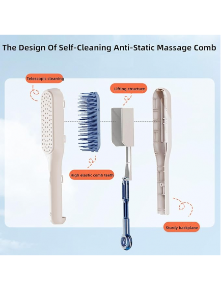 Kendini Temizleyen Saç Tarağı