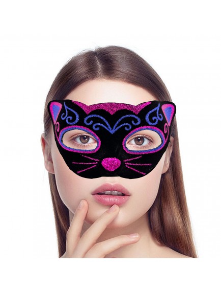 Kadife Kaplama Kedi Maskesi