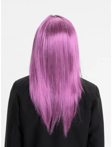 Rose Pembe Düz Kesim Peruk