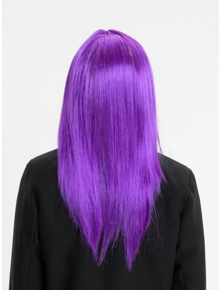 Mor Renk Düz Kesim Peruk