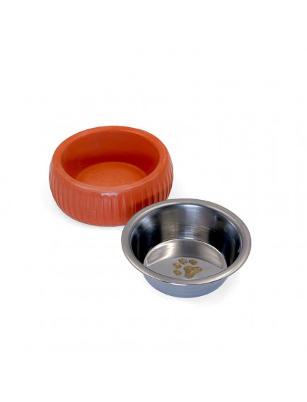 Mikopet Organik Seramik Mama Kabı Kiremit