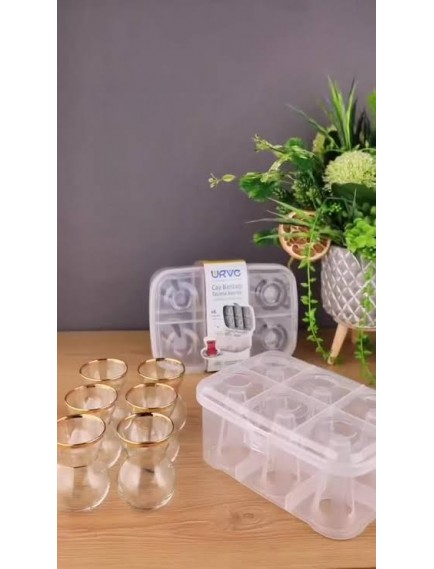 Çay Bardağı Taşıma Kutusu