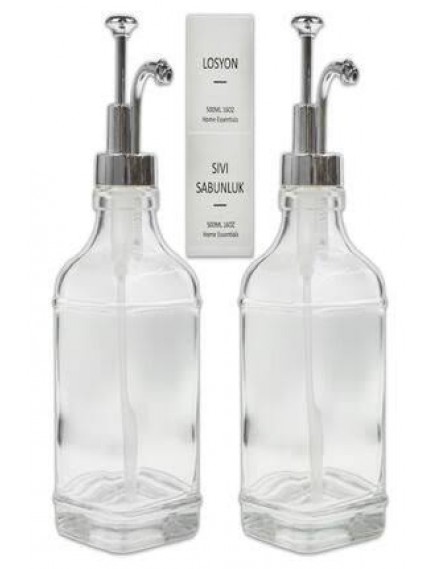 Cam Sıvı Sabunluk Losyonluk Krom