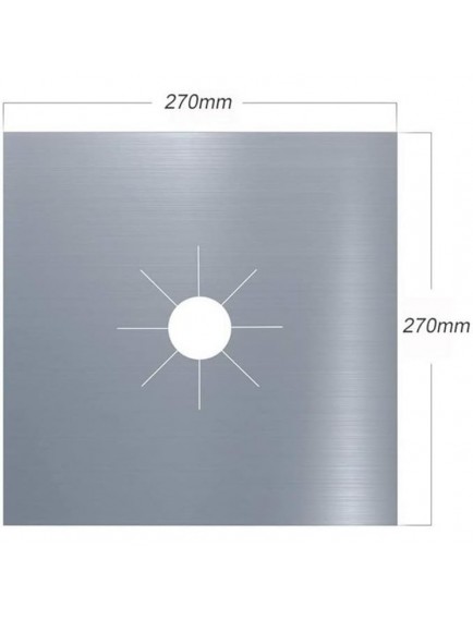 Ocak Koruyucu Alüminyum Ped Seti 4 Adet