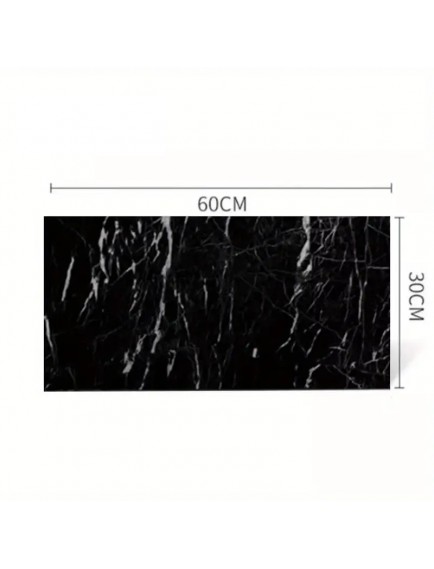 Siyah Mermer Desenli Alüminyum Plastik Duvar Sticker