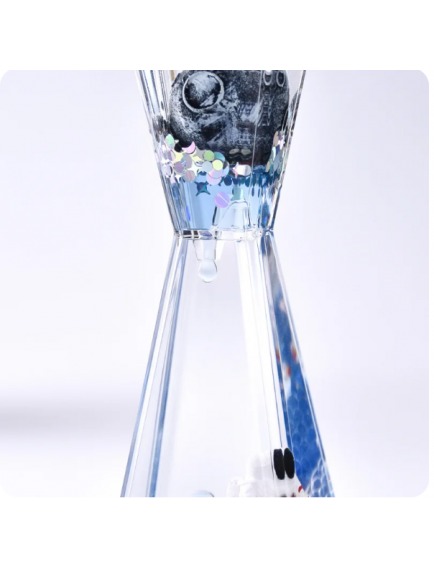 Uzay Temalı Dökülen Yağ Kum Saati