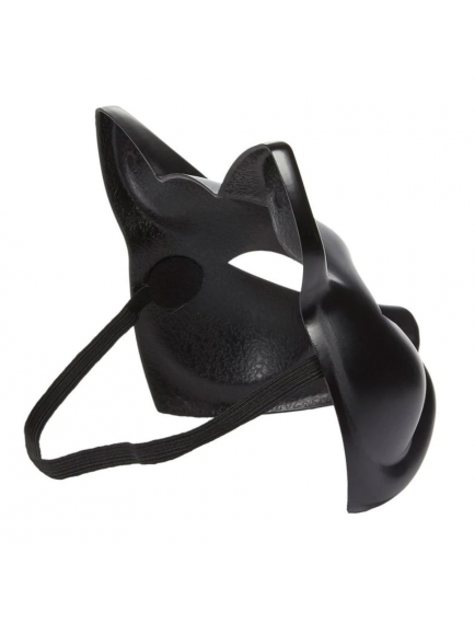 Siyah Renk Lüks Kedi Maskesi