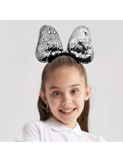 Renk Değiştiren Pullu Payetli Fiyonk Parti Tacı