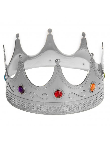 Gümüş Kral Tacı Yetişkin-Çocuk Uyumlu