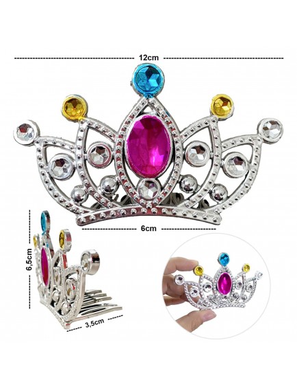 Gümüş Taraklı Prenses Tacı 2 No