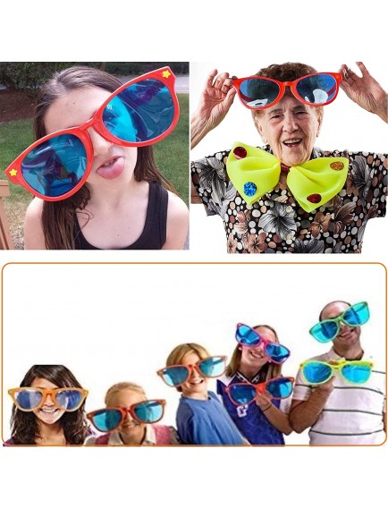 Büyük Parti Gözlüğü Rengarenk 12 Adet