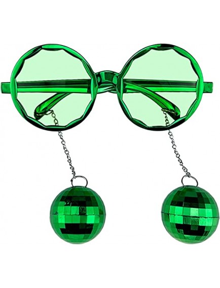 Disko Toplu Küpeli Parti Gözlüğü Yeşil Renk