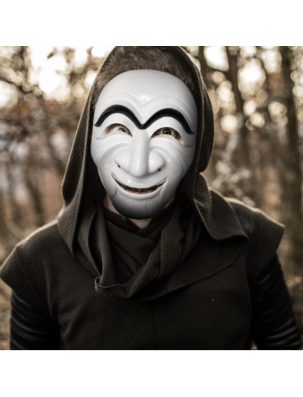 Koreli Hırsız Teatral Hahoe Maskesi - Dali Maskesi