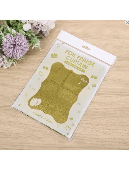 Altın Gold Renk Fon Perde Dekor