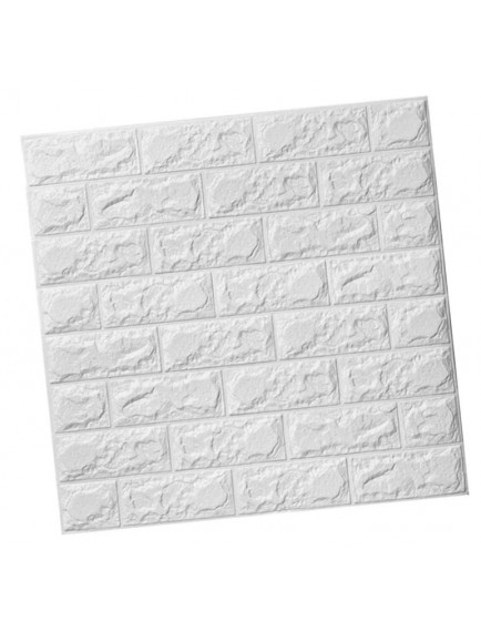 3D Tuğla Desenli Kendinden Yapışkanlı Duvar Paneli 58x38 cm