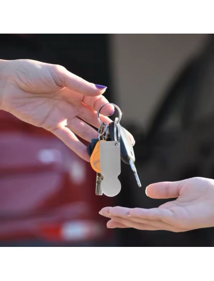 Pratik Alışveriş Arabası Anahtarlığı