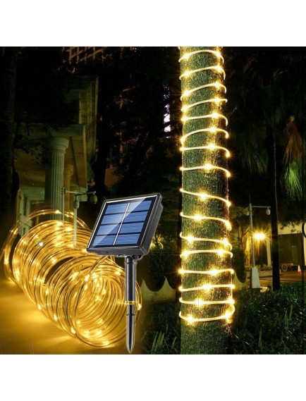 10 Metre Güneş Enerjili Hortum LED Işık