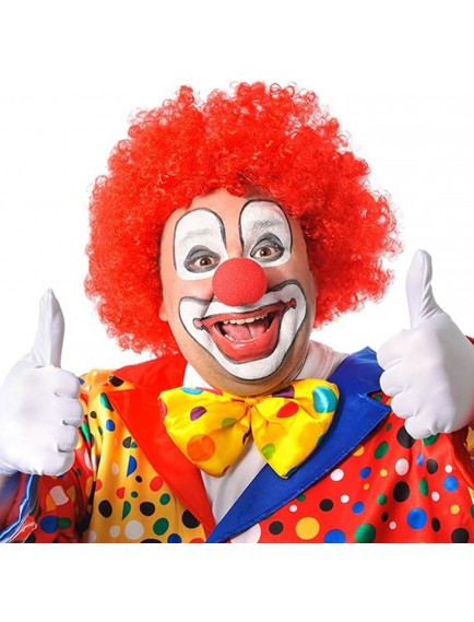 Kırmızı Renk Sünger Palyaço Burnu Takma Burun 10 Adet