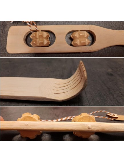 Doğal Bambu Kaşınma Ve Masaj Sopası