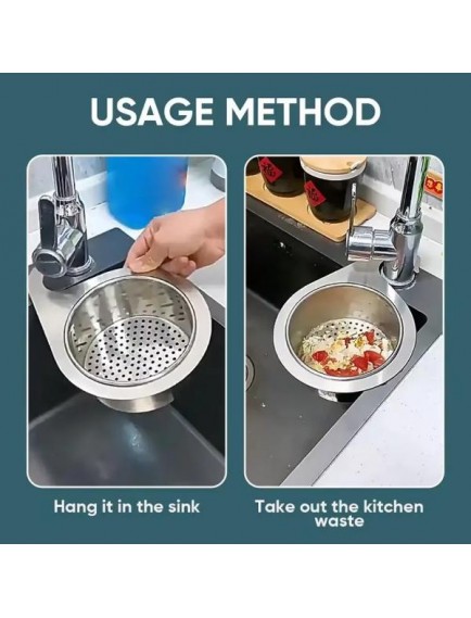 Kuğu Tasarımlı Paslanmaz Lavabo Drenaj Sepeti