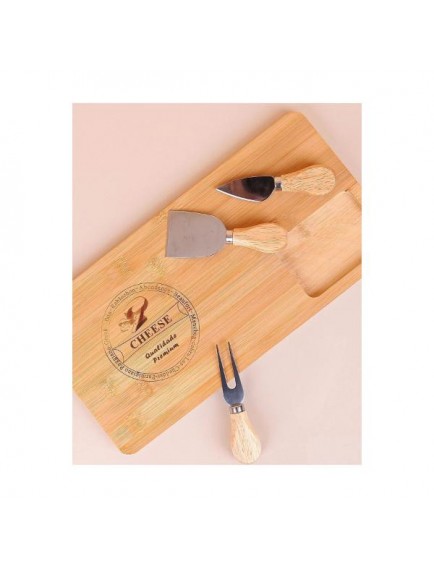 Bambu Peynir Kesme Sunum Tahtası