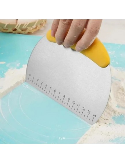 Paslanmaz Çelik Hamur Kesme ve Şekillendirme Spatulası