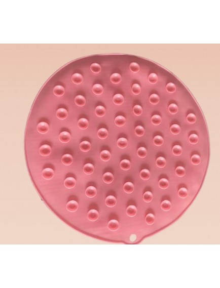 Yuvarlak Vantuzlu Banyo Sırt Kese Matı 26 cm