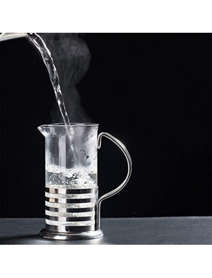 PASLANMAZ ÇELİK GÖVDELİ FRENCH PRESS KAHVE VE ÇAY DEMLEME APARATI