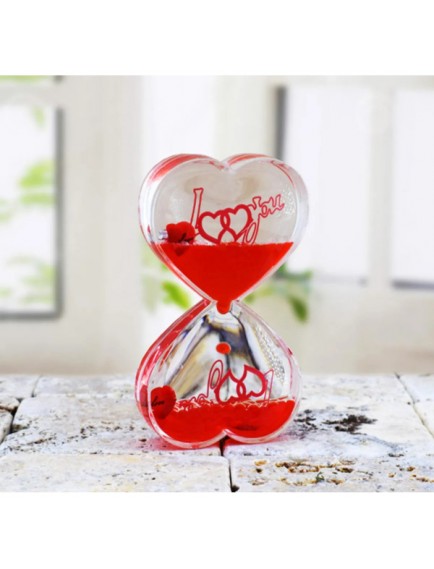 Kalp Şeklinde Jel Kum Saati