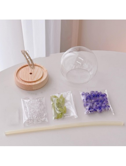 LED Işıklı Lale Cam Küre