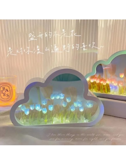 El Yapımı Büyük Boy Bulut Gece Lambası