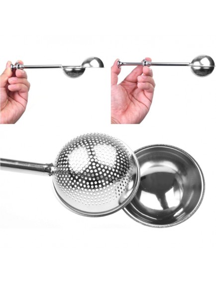 Paslanmaz Çelik Pratik Çay Süzgeci