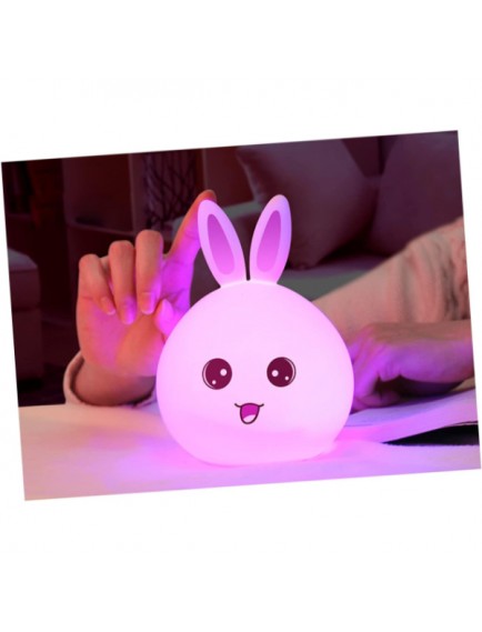 Sevimli Tavşan Tasarımlı Gece Lambası