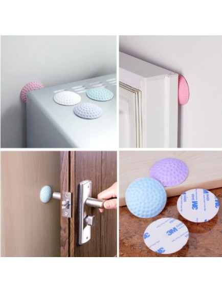 Çok Amaçlı Silikon Kapı Duvar Koruyucu Tampon - 4lü Paket