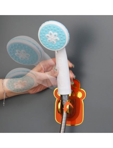 Yapışkanlı Hayvan Figürlü Hareketli Duş Başlığı Tutucu