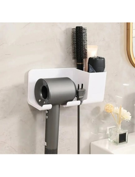 Saç Kurutma Makinesi ve Eşya Düzenleyici Beyaz Renk