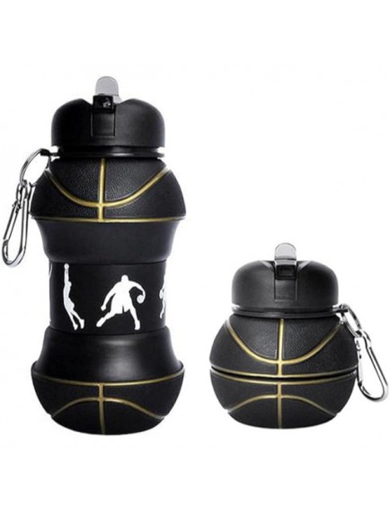 Basketbol Topu Tasarımlı Akordiyon Su Şişesi