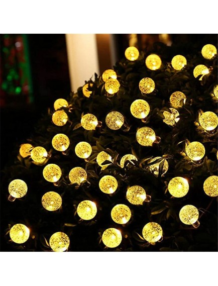 5 Metre Sarı Opak Solar Top LED Işık