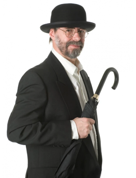 Siyah Renk Yetişkin Boy Retro Bowler Derby Şapkası 58 cm