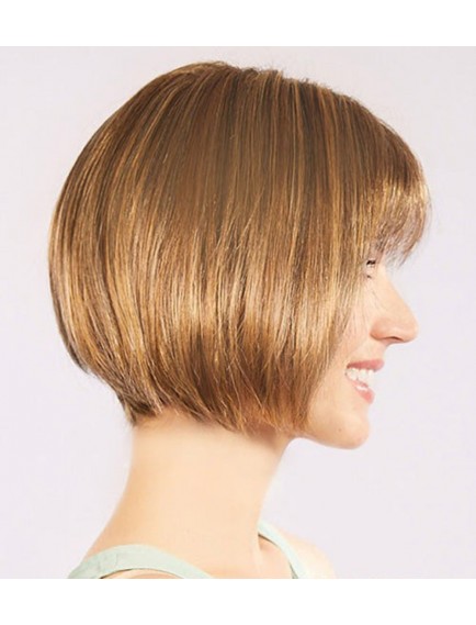 Açık Kahverengi Küt Parti Peruk