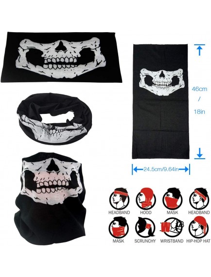 Motorcu Boyunluk Baf Buff Bandana - 25x48 cm Model 7